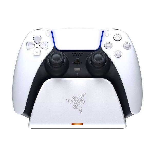 RAZER UNIVERSAL QUICK CHARGING STAND FOR PLAYSTATION 5 – WHITE