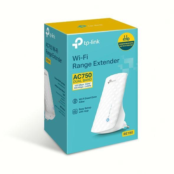 Tp-Link Ac750 Wi-Fi Range Extender Re190 Re190