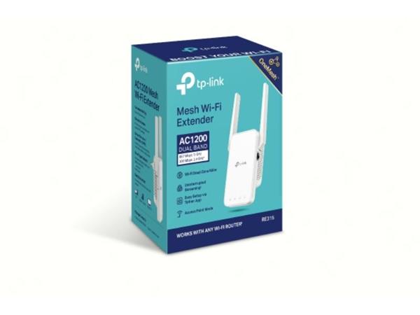 Tp-Link Ac1200 Mesh Wi-Fi Range Extender Re315 Re315