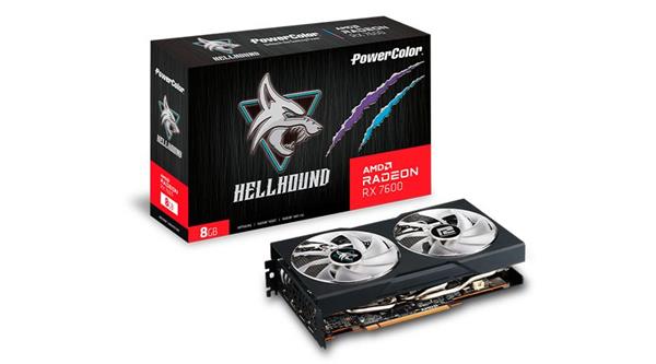 POWERCOLOR VGA  RADEON HELLHOUND RX 7600 8GB GDDR6