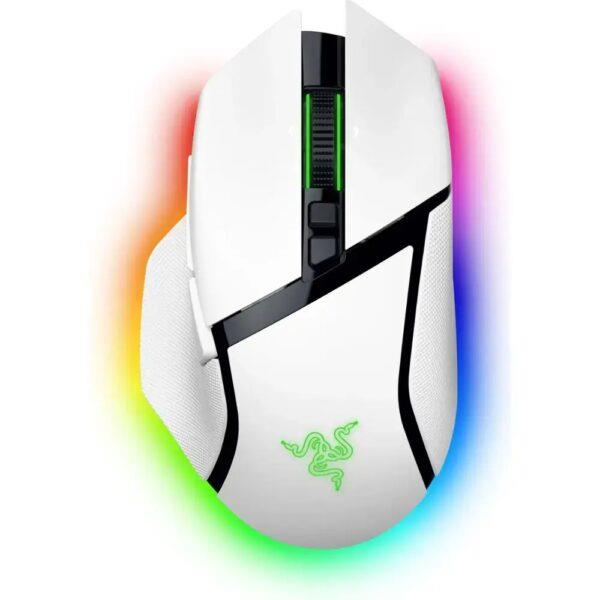 Razer BASILISK V3 PRO 35K WHITE WIRELESS – Optical Switches – Tilt Wheel – 11 Buttons