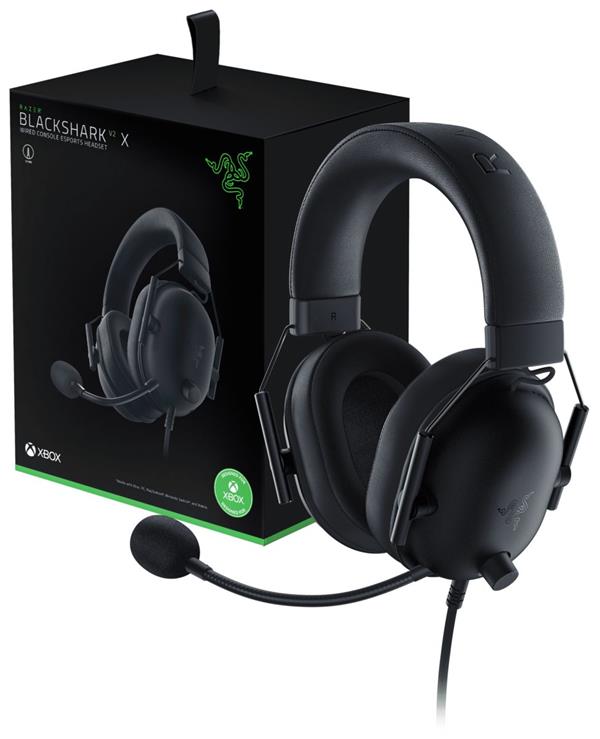 RAZER BLACKSHARK V2 X FOR XBOX LICENSED – 7.1 GAMING HEADSET – AUDIO JACK – XBOX/PC/PS4/PS5/SWITCH