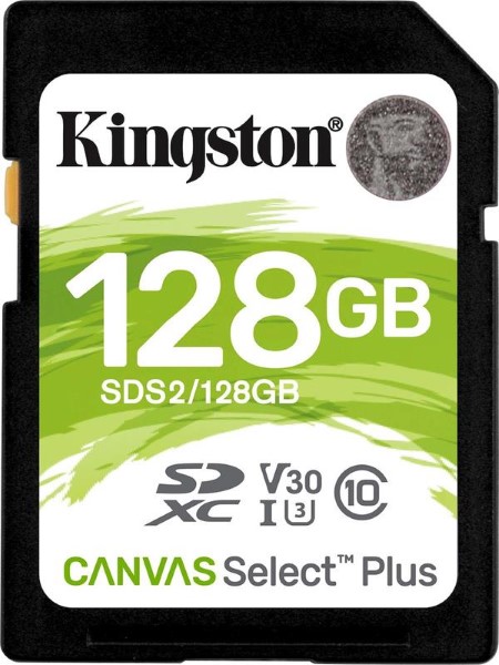 KINGSTON SD 128GB CANVAS SELECT + UHS-I U3