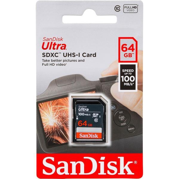 SANDISK ULTRA LITE SDXC     64GB 100MB/S       SDSDUNR-064G-GN3IN