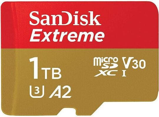 SanDisk microSDXC  1TB Extreme A2 C10 V30 UHS-I U3