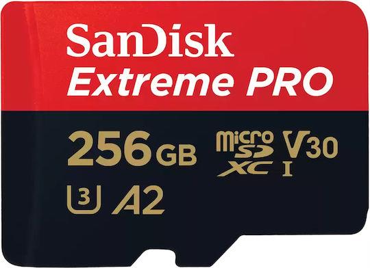 SanDisk microSDXC  256GB Extreme Pro A2 C10 V30 UHS-I U3