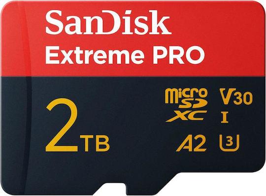 SanDisk microSDXC   2TB Extreme Pro A2 C10 V30 UHS-I U3