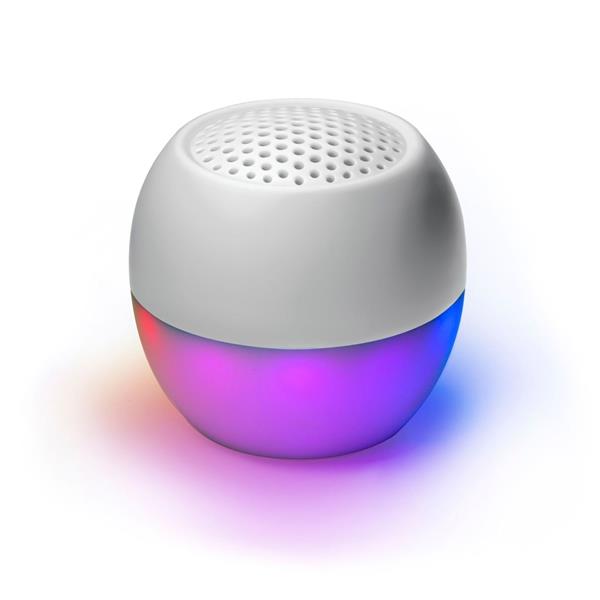 BOOMPODS TIDE ROUND SPEAKER SOUNDFLARE WHITE