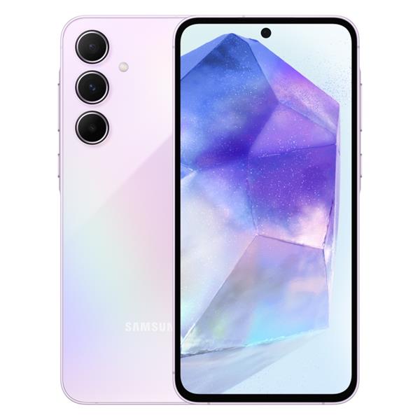 Smartphone Samsung Galaxy A55 6.6" 5G 128GB/8GB Lilac | Triple Camera 50MP | Super AMOLED 120 Hz