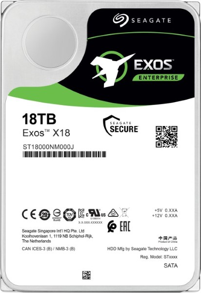 SEAGATE  18TB ST18000NM000J 7200 SA3 EXOS X