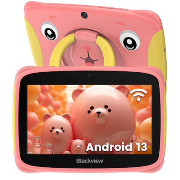 BLACKVIEW KID QUADCORE TABLET 7′ (2GB+32GB) ANDROID 13 PINK