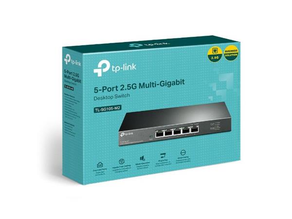 Tp-Link 5-Port 2.5G Desktop Switch Tl-Sg105-M2 Tl-Sg105-M2