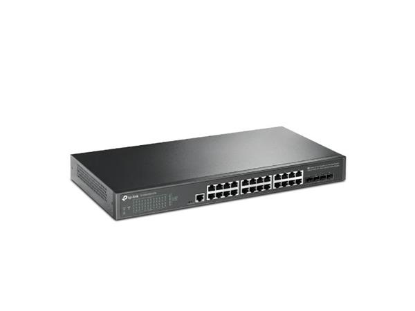 Tp-Link Jetstream 24-Port Gigabit L2 Plus Managed Switch With 4 10Ge Sfp Plus Slots And Ups Power Supply Tl-Sg3428X-Ups Tl-Sg3428X-Ups