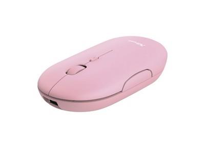 Trust Mouse Wrls Puck Rchrg Pink 24125 -24125