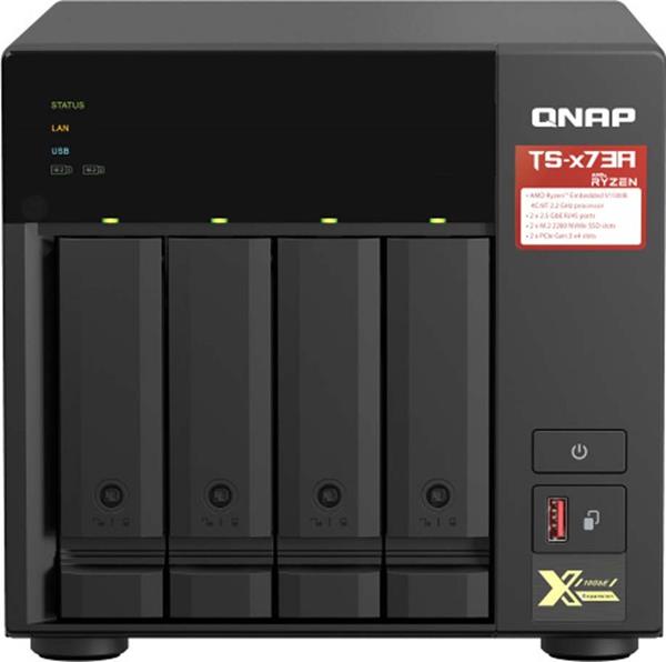 QNap TS-473A-8G NAS Tower με 4 θέσεις για HDD/M.2/SSD