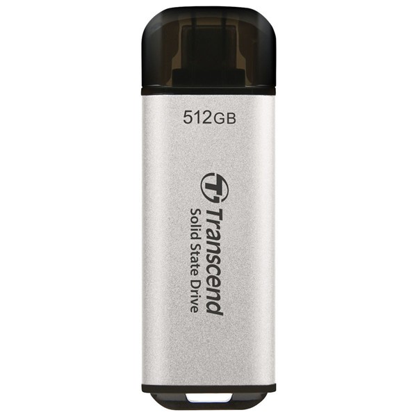 Transcend SSD ESD300S    512GB USB-C silver