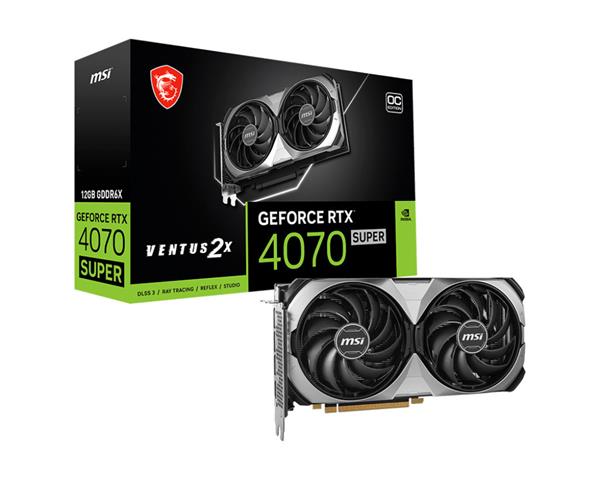 VGA MSI GeForce® RTX 4070 Super 12GB Ventus 2X OC