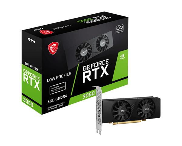 VGA MSI GeForce® RTX 3050 6GB LP OC