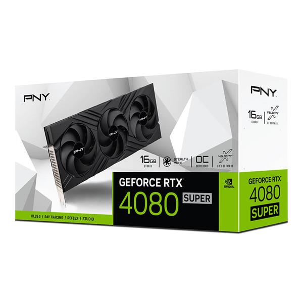 VGA PNY GeForce® RTX 4080 Super 16GB Verto Triple Fan GDDRX6 OC