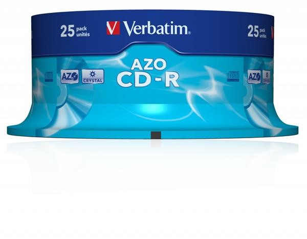 VERBATIM CDR 52X 700MB CB VERB DL 25ST