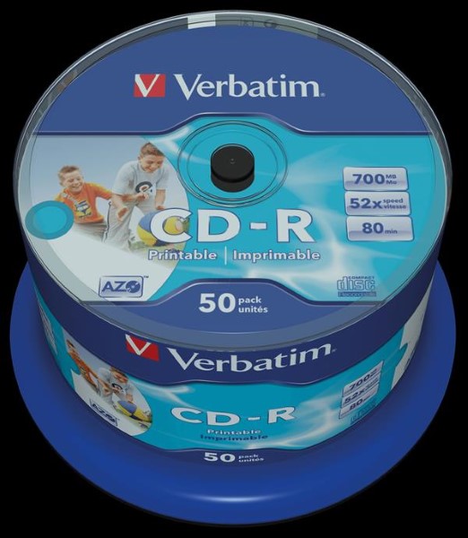 VERBATIM CDR 52X 700MB SP VERB PR. DL 50ST