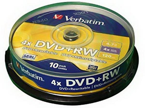 VERBATIM DVD-RW 4X SP 4.7GB VERB 10ST