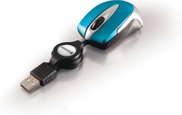 VERBATIM GO MINI OPTICAL TRAVEL MOUSE CARIBBEAN