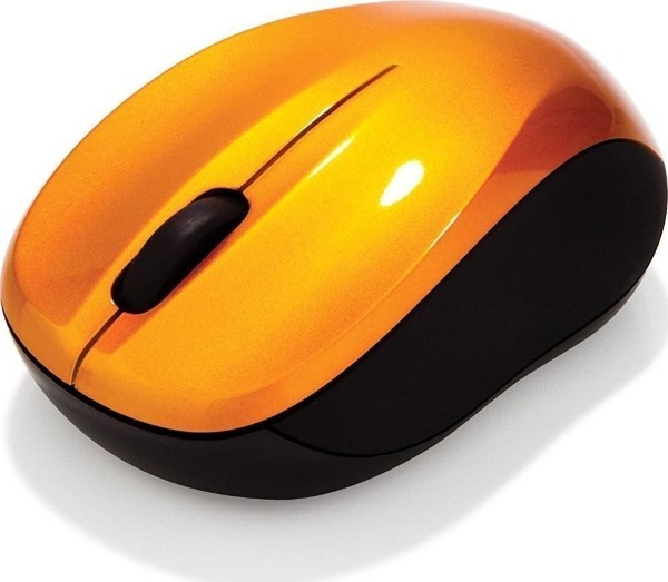 VERBATIM GO NANO WIRELESS MOUSE VOLCANIC ORANGE