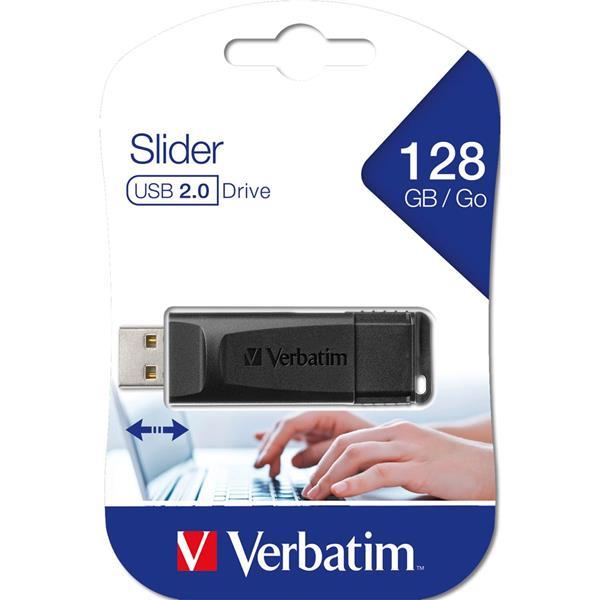 VERBATIM STORE N GO SLIDER 128GB USB 2.0