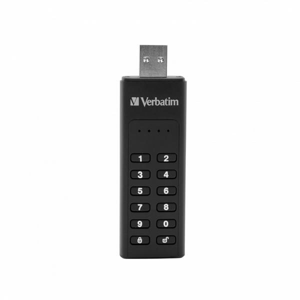 VERBATIM  USB 32GB KEYPAD SECURE TYP A U3 BK VER