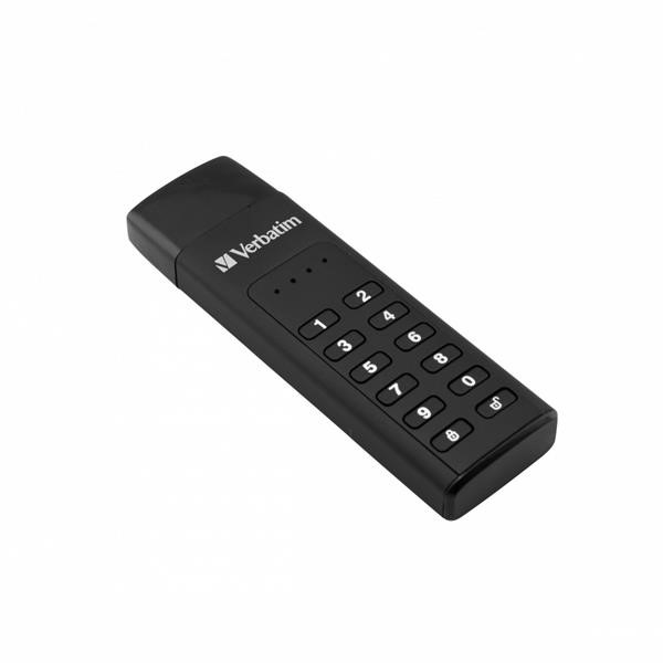 VERBATIM  USB 64GB KEYPAD SECURE TYP C U3 BK VER