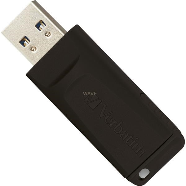 VERBATIM SLIDER 16GB USB FLASH DRIVE  BLACK, USB 2.0