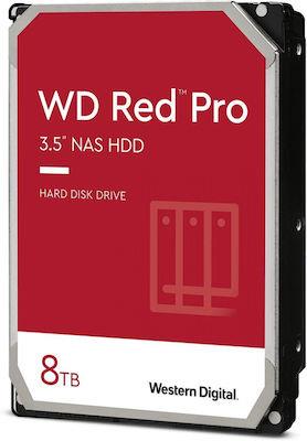 HDD WD Red Pro WD8005FFBX 8TB/8,9/600/72 Sata III 256MB (CMR)