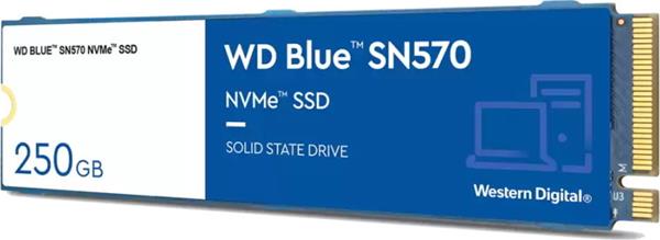 WD BLUE 250GB SN570 NVME M.2 PCI EXPRESS GEN3 X4 WDS250G3B0C