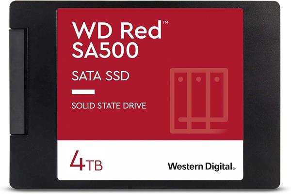 SSD WD RED SA500 4TB NAS Sata3 2,5 7mm WDS400T2R0A 3D NAND