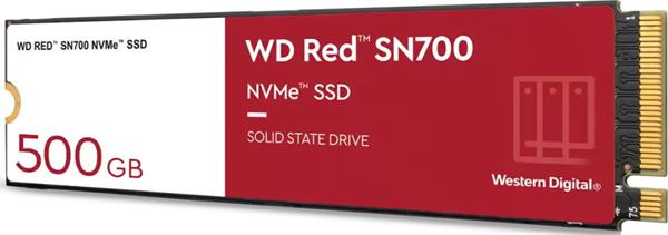 WD RED SN700 500GB NAS NVME M.2 PCIE EXPRESS GEN3.0 X4 WDS500G1R0C