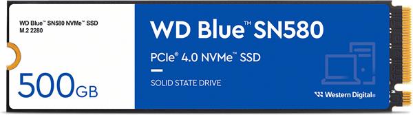 SSD WD Blue 500GB SN580 NVME M.2 PCIe 4.0 x4 WDS500G3B0E