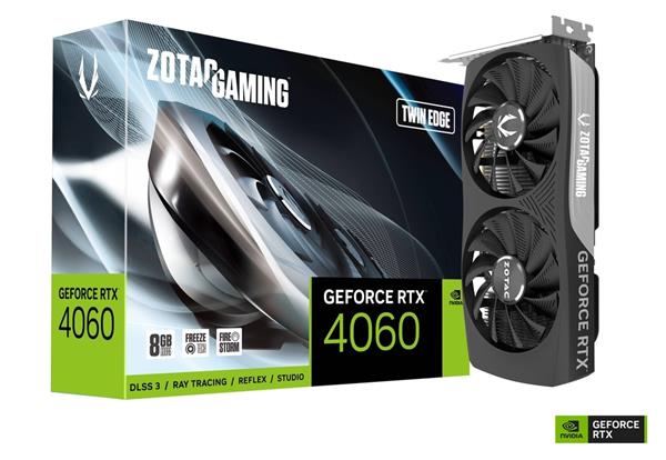 VGA ZOTAC GeForce® RTX 4060 8GB Twin Edge